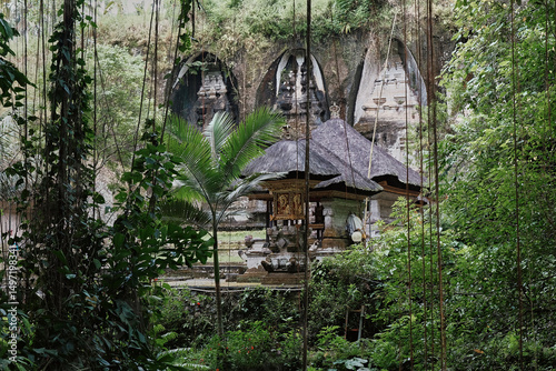Exploring the ancient temples nestled in the lush jungles of Bali, Indonesia during a serene afternoon