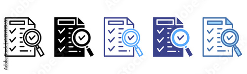 Conclusion icon sheet multi style collection