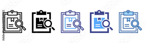Inspection icon sheet multi style collection