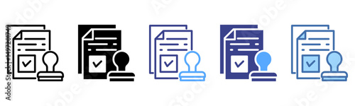 Validation icon sheet multi style collection