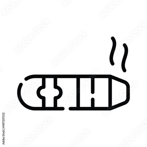 Have a look at this linear cigar icon