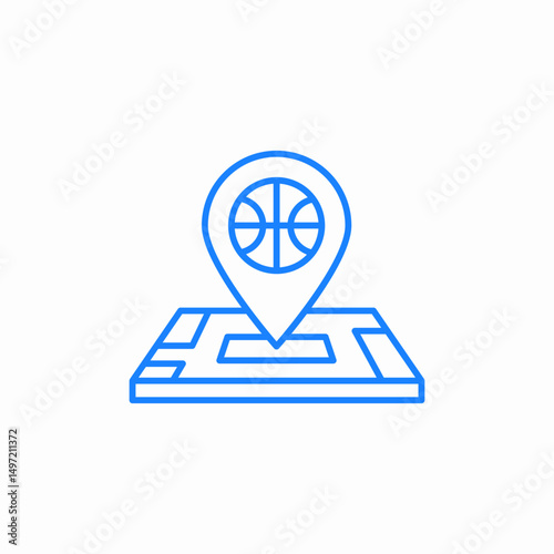 game venue icon sign vector