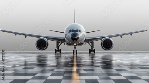 Majestic Airplane on Runway: A Modern Aviation Marvel