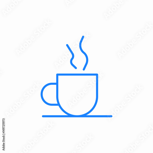 hot drink icon sign vector