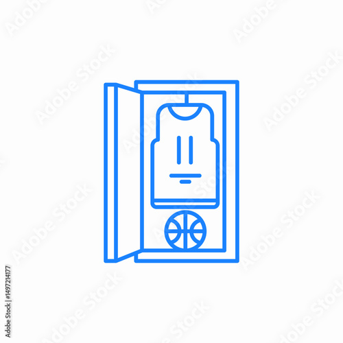 player locker icon sign vector