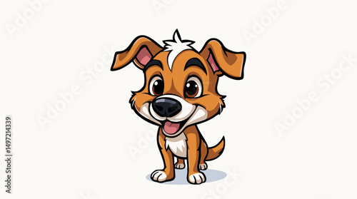 Playful Cartoon Puppies – Cute & Expressive Dog Characters