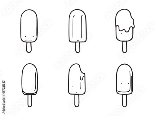 Mango or Banana Ice Cream Drawing