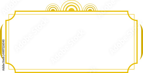 Golden Title Frame
