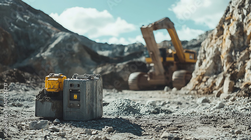 Mining Equipment in a Quarry