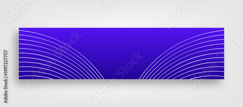 abstract blue background linkedin banner template