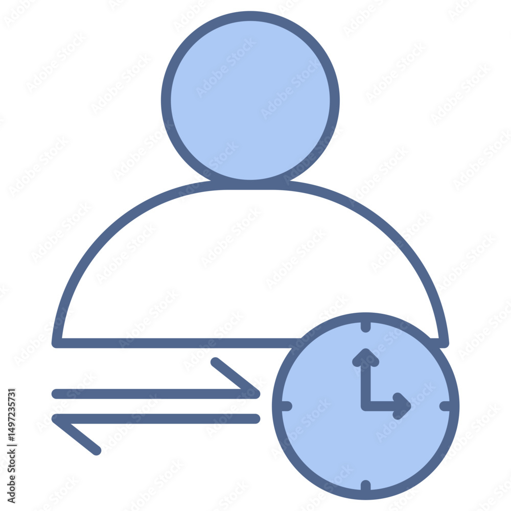 Account Switch Blue Icon Account Switch Blue Icon