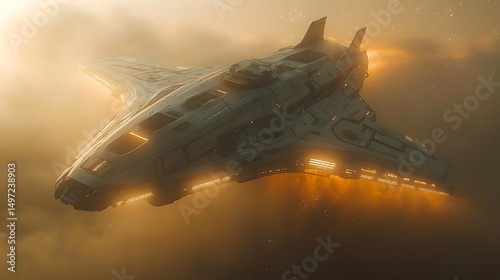 Advanced spacecraft in orbit wallpapers