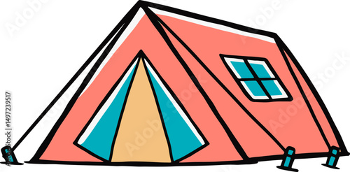 camping tool element vector illustration