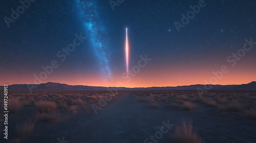 Celestial fire lighting earthscape images