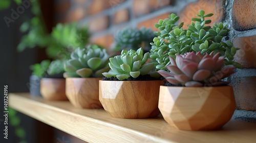 Colorful succulent arrangement catching sunlight images