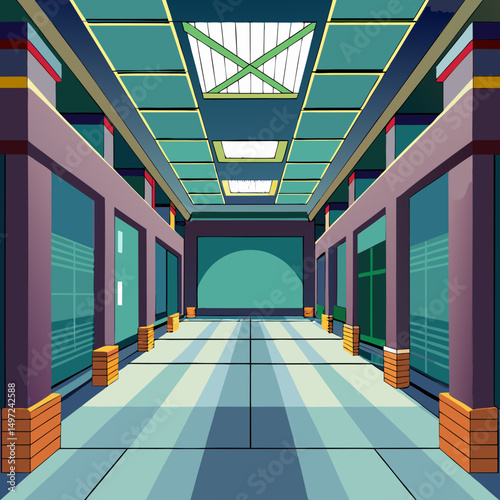modern interior of a building