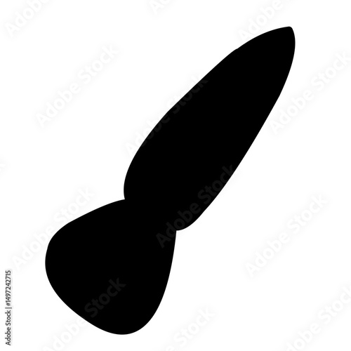 fountain pen silhouette vector