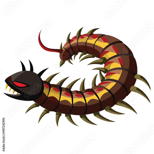 Multi-Legged Centipede Graphics