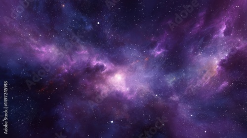 Wallpaper Mural A 4K photo of 4K photo of purple Deep Space Galaxy Background. Torontodigital.ca
