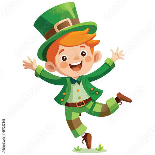 Charming Little Leprechaun Graphics