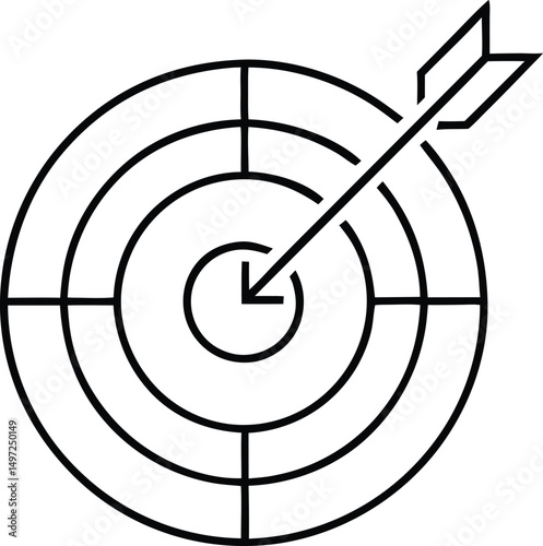 Target Acquisition Solid Icon