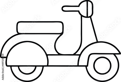 motorbike sign icon sign vector