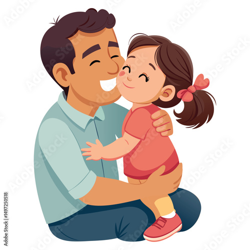 Dad and Daughter Bond Graphics