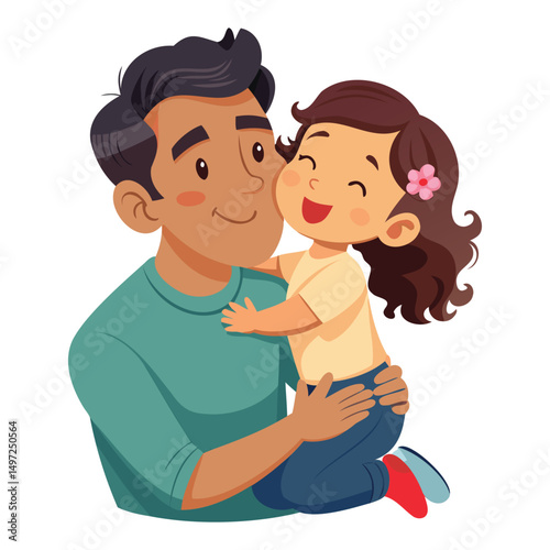 Dad and Daughter Bond Graphics