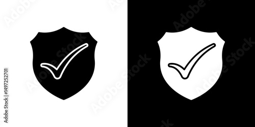 Warranty icon Vector in flat style. Collection silhouettes