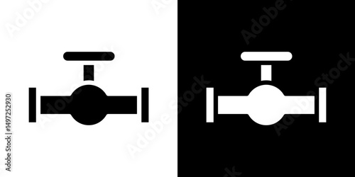 Valve icon Vector in flat style. Collection silhouettes