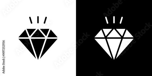 Values icon Vector in flat style. Collection silhouettes