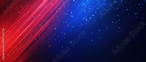 A deep blue background featuring the red and white stripes of the American flag, ideal for an American-themed banner or web design template image.