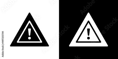 Risk icon Vector in flat style. Collection silhouettes