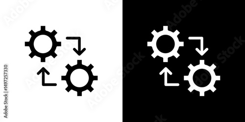 Operation icon Vector in flat style. Collection silhouettes