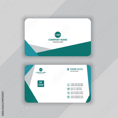 Professional company business card modern design