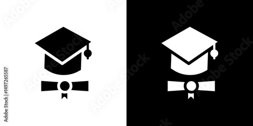 Degree icon Vector in flat style. Collection silhouettes