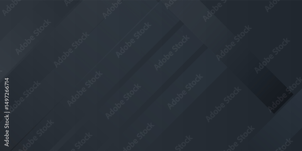 Obraz premium Dark black neutral abstract background for presentation design