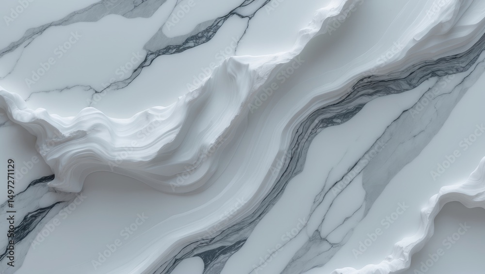 Obraz premium Marble white texture and background