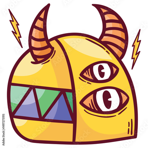 Colorful Hand Drawn Cute Monsters