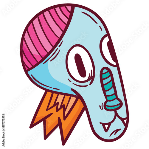 Colorful Hand Drawn Cute Monsters