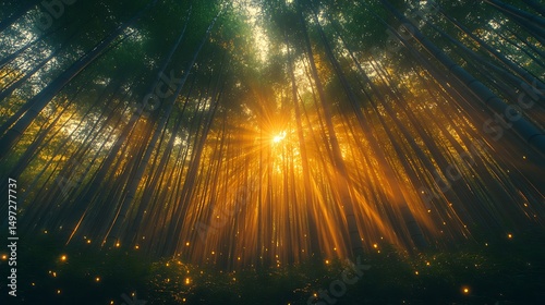 Vibrant plants styled in formation wallpapers