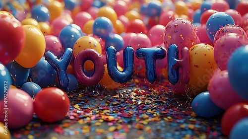 Youth energy color explosion pictures