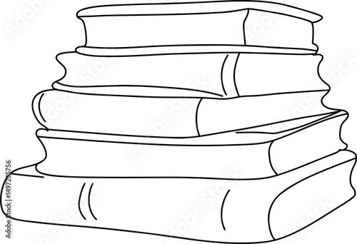 stack of books