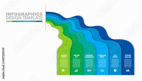 Infographic design template with place for your data. Vector illustration.