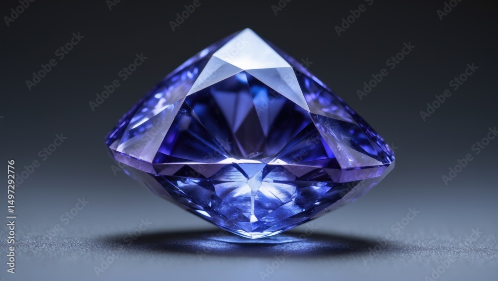 Gemmy specimen of tanzanite Gemmy specimen of tanzanite