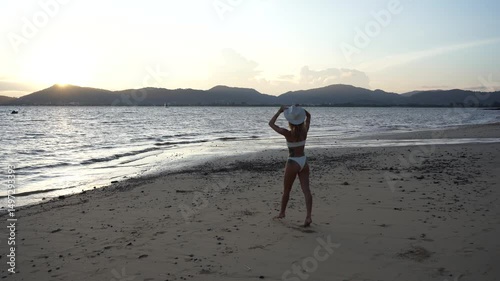 beach, sea, sand, ocean, water, walking, woman, sky, running, waves, walk, child, sun, nature, sunset, coast, summer, people, boy, couple, person, blue, shore, fun, vacation