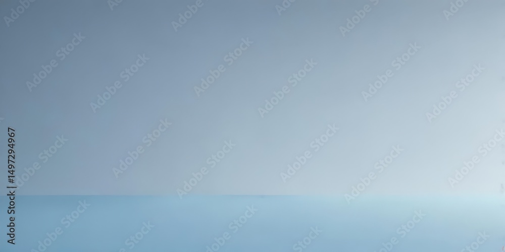 Fototapeta premium Gentle, airy light blue gradient Seamless, peaceful ambiance Minimalist design , sea, background