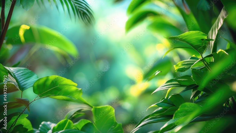 Abstract nature view with open space for text, showcasing natural landscape and leaf textures, wallpaper concept. Abstract nature view with open space for text, showcasing natural landscape and leaf textures, wallpaper concept.
