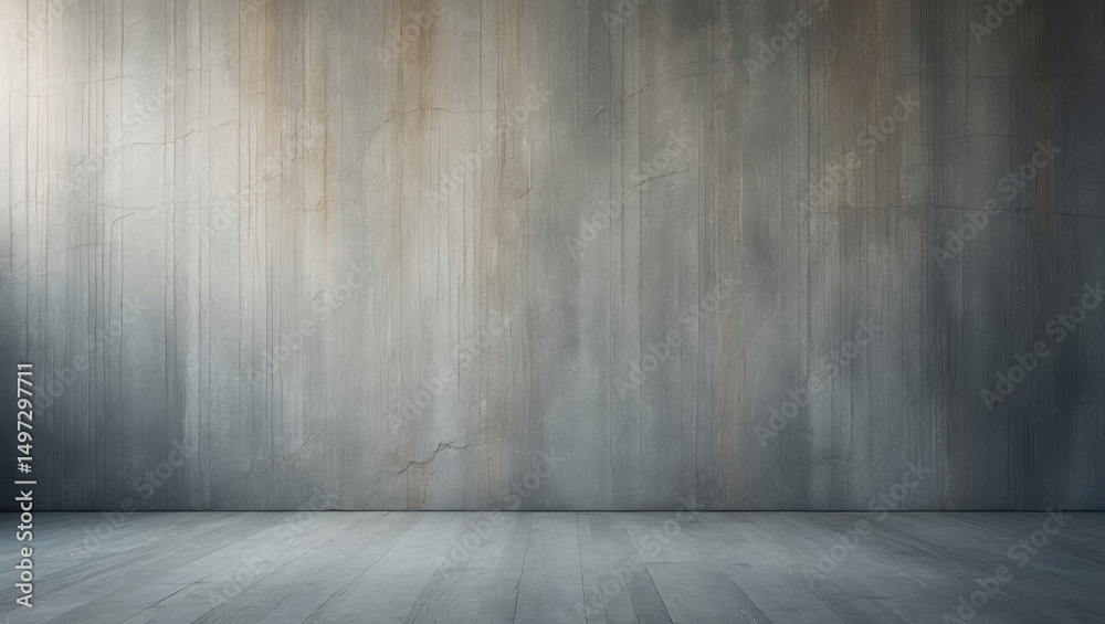 Rustic vertical scratches on a gray concrete background. Rustic vertical scratches on a gray concrete background.