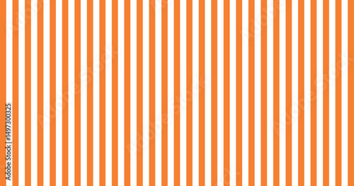 Abstract vertical red and white stripe pattern. Vertical reddish orange and white lines background. Vector illustration.